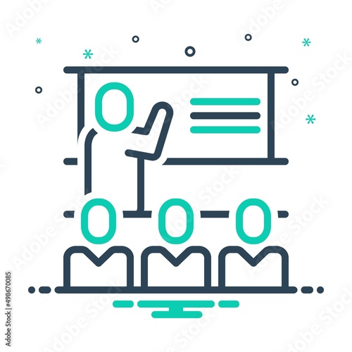Mix icon for taught