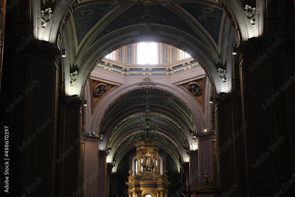 interior of the cathedral