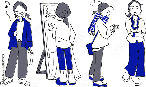 普通の女性の日常