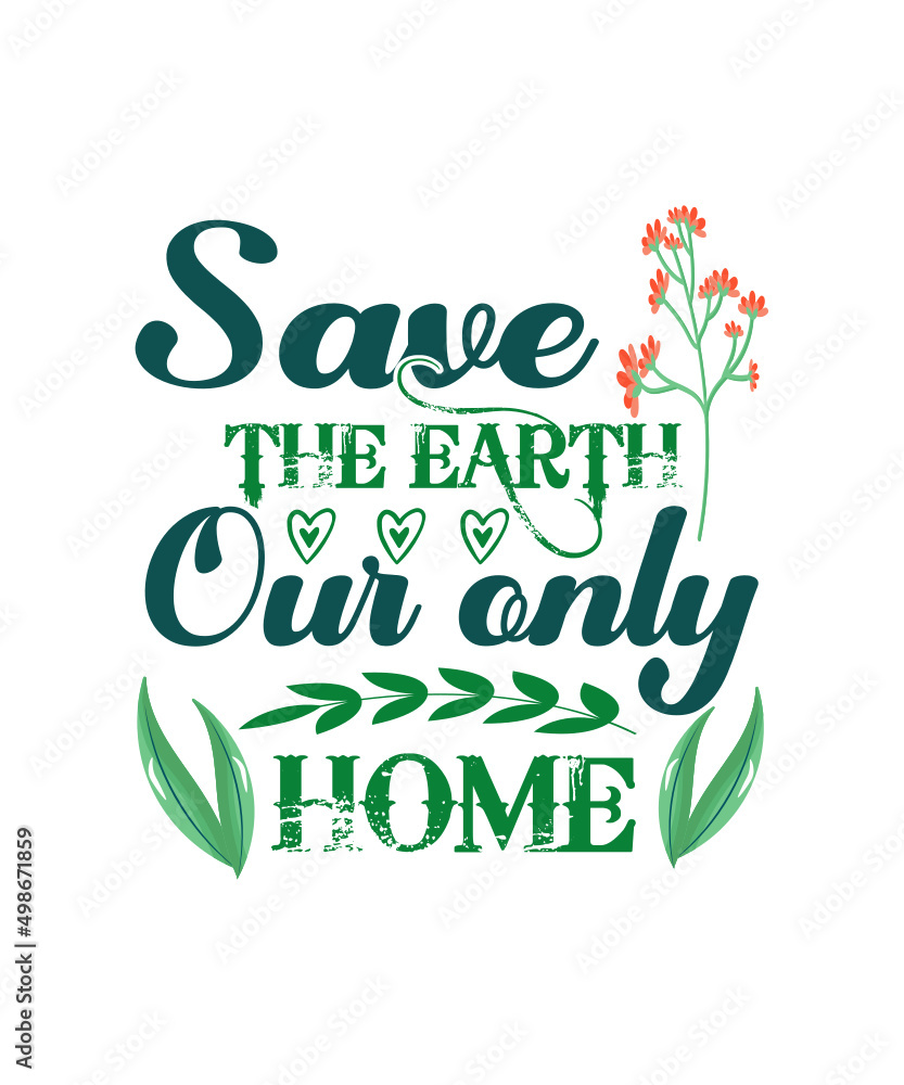 Obraz premium Earth Day Svg Design