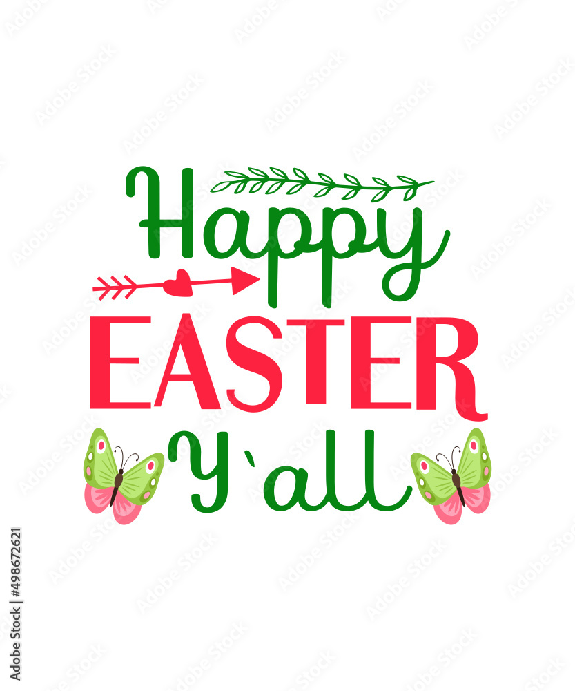 Fototapeta premium Happy Easter Svg Design