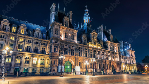 The City Hall in Paris city