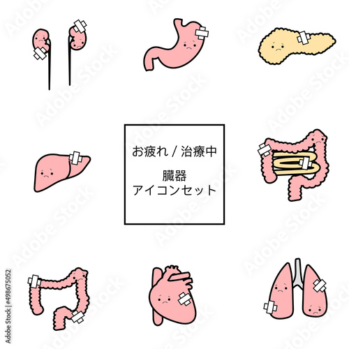 Organ icon set