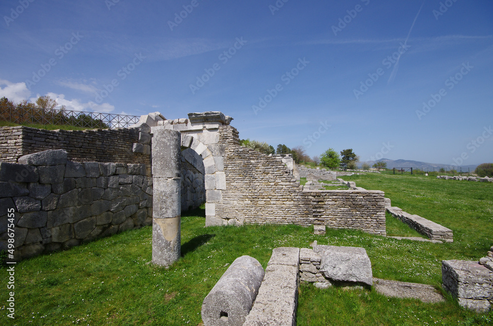 Italian Sanctuary of Pietrabbondante, The site for its monumentality is considered the most important place of worship in the Samnite state.
Molise, Italy