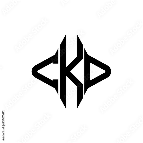 CKD letter logo creative design with vector graphic