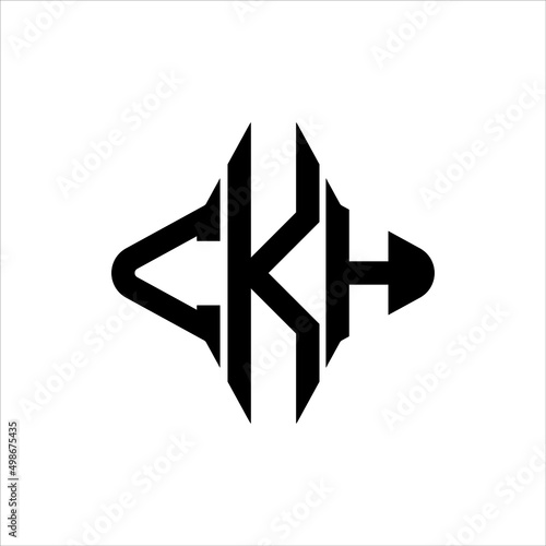 CKH letter logo creative design with vector graphic photo