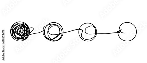 hand drawn of tangle scrawl sketch.Abstract scribble, chaos doodle pattern Isolated on white background. Vector illustration.