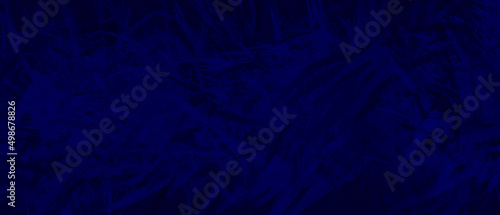 Abstract leaf background with blue color