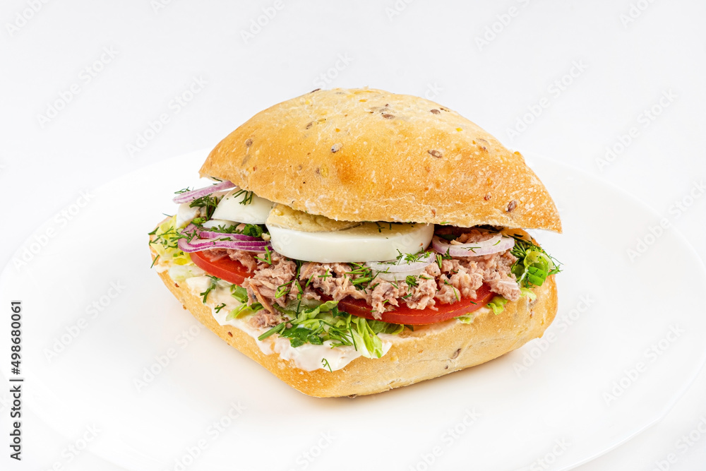 tuan sandwich with egg and vegetables tuan sandwich with egg and vegetables