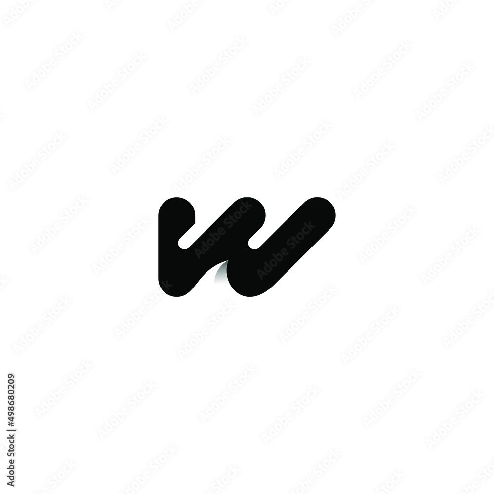 initial logo W design vector initial logo W design vector