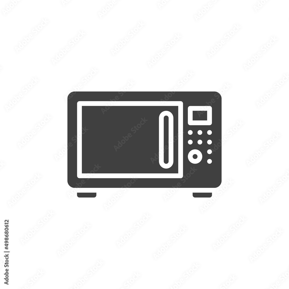 Microwave oven vector icon Microwave oven vector icon