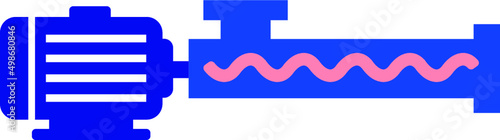 Helical pump icon
