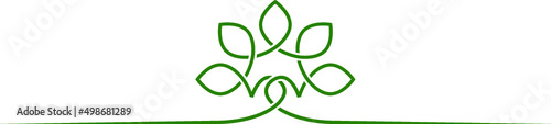Header line with celtic knots