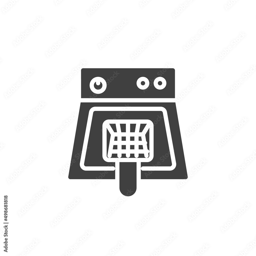 Deep fryer vector icon Deep fryer vector icon