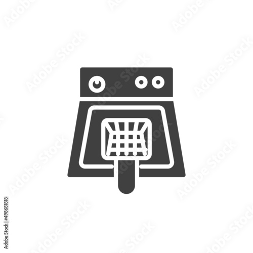 Deep fryer vector icon