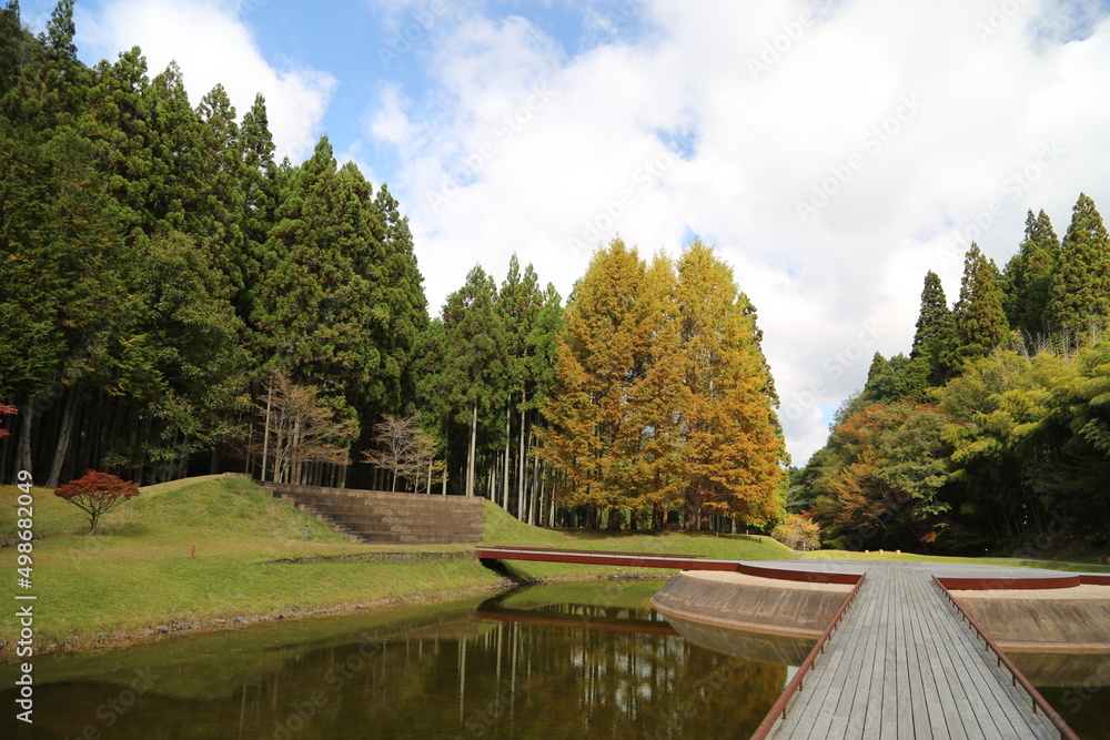 Obraz premium 室生山上公園芸術の森