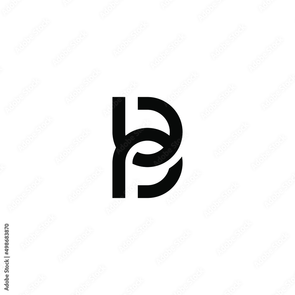 initial logo pb design vector initial logo pb design vector