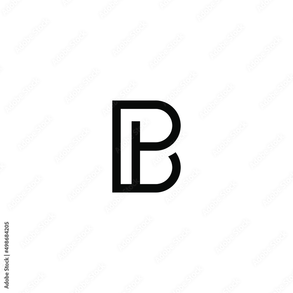 Creative and Minimalist Letter BP PB Logo Design , PB BP Monogram Creative and Minimalist Letter BP PB Logo Design , PB BP Monogram