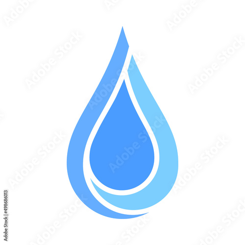 Water drop logo template