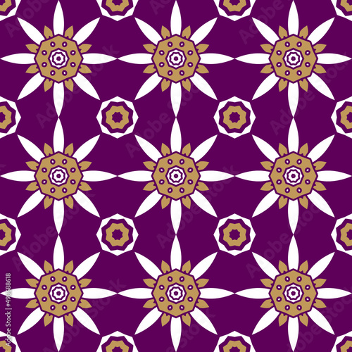 Seamless portugal or spain azulejo tile