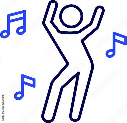 Party dance icon