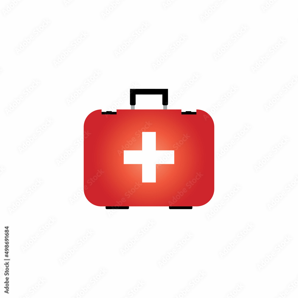 First aid icon on white background First aid icon on white background