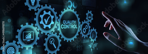фотографія Quality control assurance standards business technology concept.