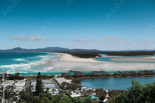 Surfing the waves in the sea, great landscapes and amazing views from Australia.
