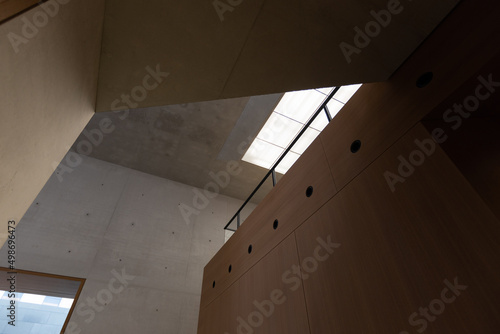Abstract part of modern archicecture design in interior