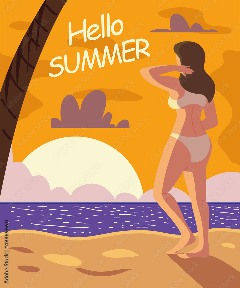 hello summer banner