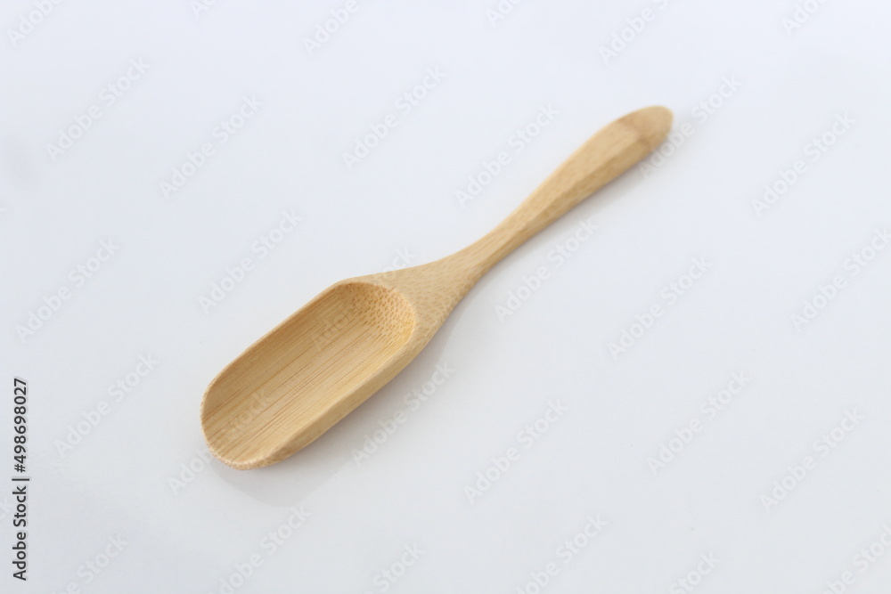 Empty wooden scoop isolated on a white background. Empty wooden scoop isolated on a white background.