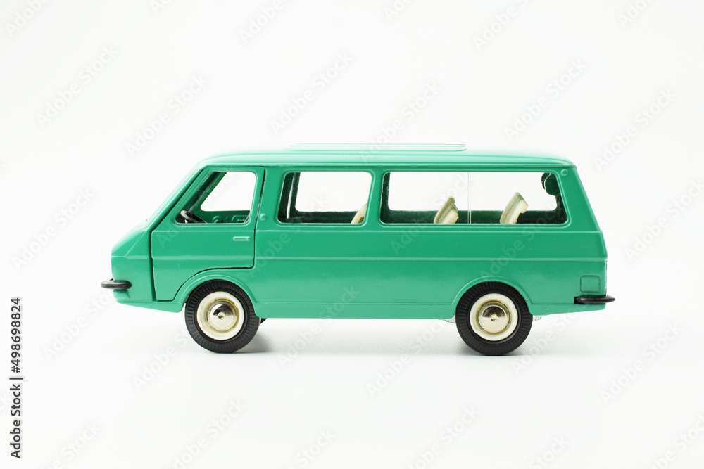 The RAF car Latvija - minibuses, mass-produced at the RAF minibus plant in 1976-1997, were widely used as official vehicles, ambulances and fixed-route taxis.
