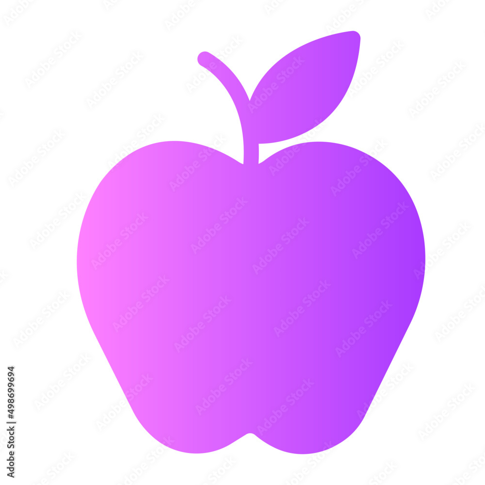 apple gradient icon apple gradient icon