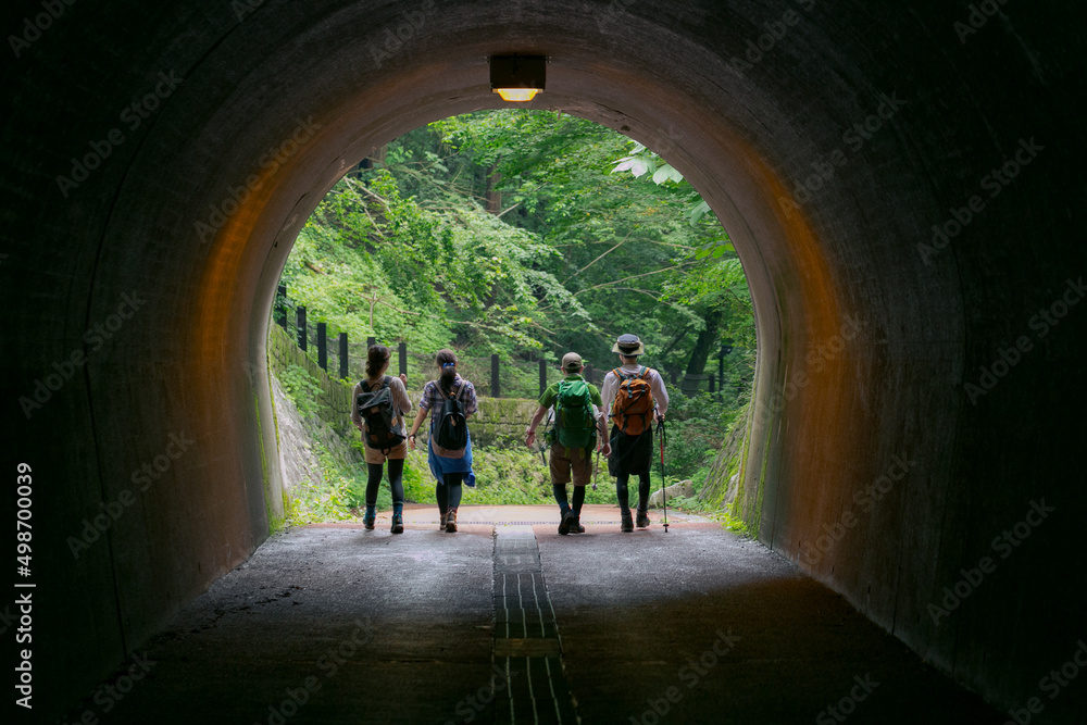 三頭山を登った帰り道