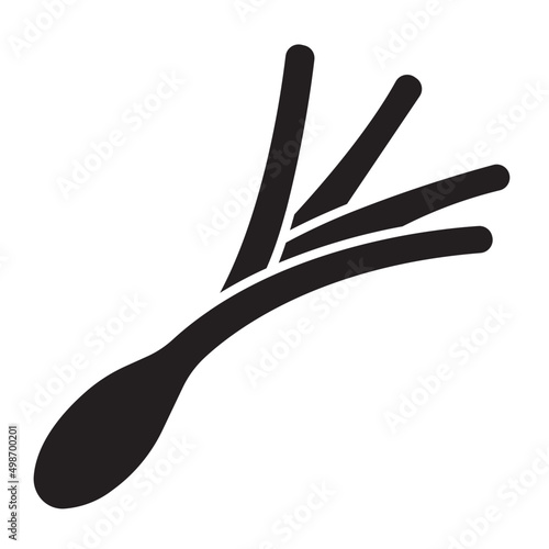 leek glyph icon