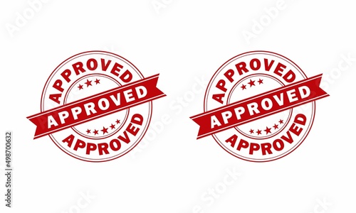 approved logo template illustration