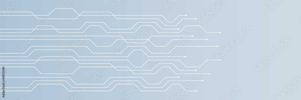 circuit board electronics digital technology banner blue Stock Vector ...