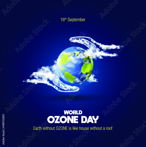 World Ozone Day creative concept