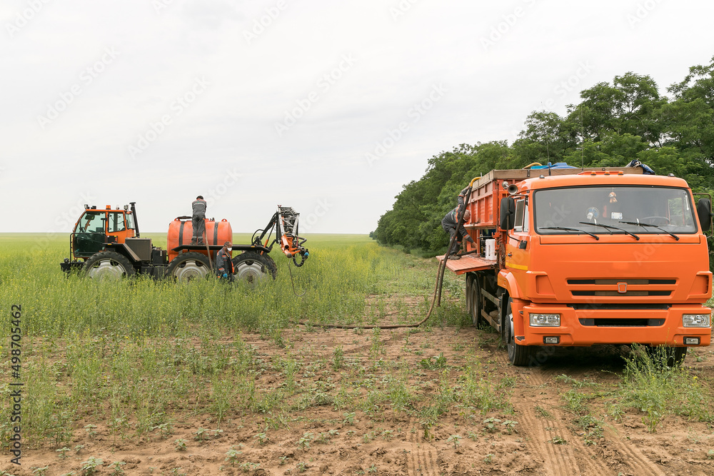 High-tech machines optimize work in the fields. Field desiccation is ...