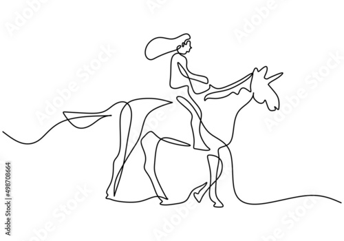One continuous single line ...