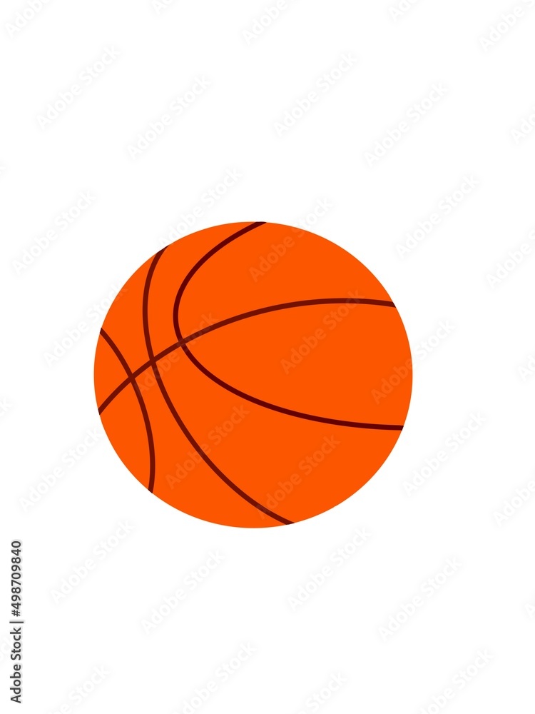 basketball ball isolated on white background 