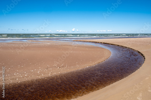Baltic seaside view in summer