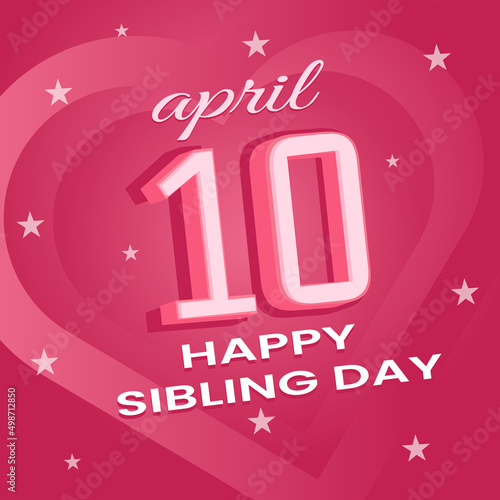 happy sibling day art & illustration
