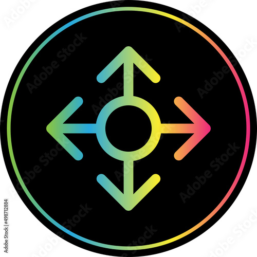 Four Way Arrow Icon