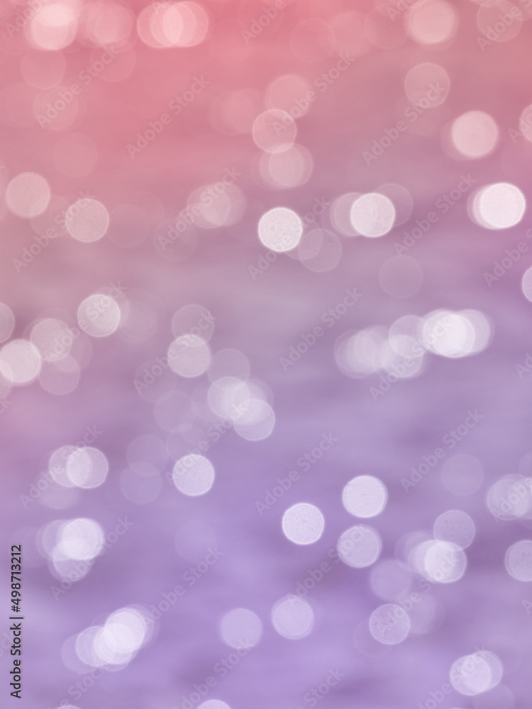 Background of bokeh on surface water.