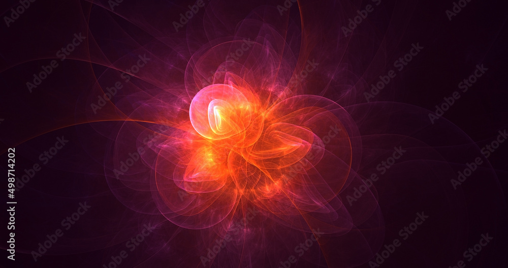 3D rendering abstract colorful fractal light background 3D rendering abstract colorful fractal light background