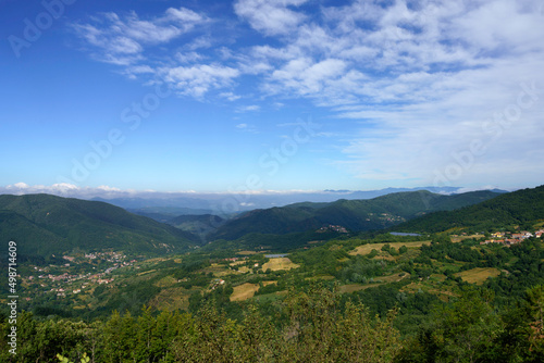 View of Alpi Apuane from Foce Carpinelli, Tuscany