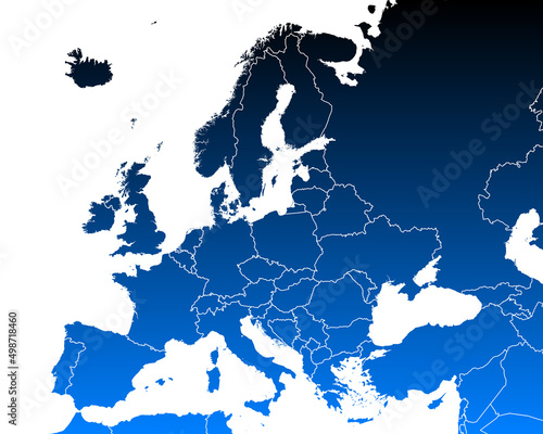 Karte von Europa
