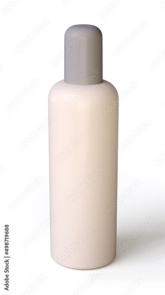 3d rendering, bottles for shampoo, hair conditioner, shower gel on a white background. 3d rendering, bottles for shampoo, hair conditioner, shower gel on a white background.