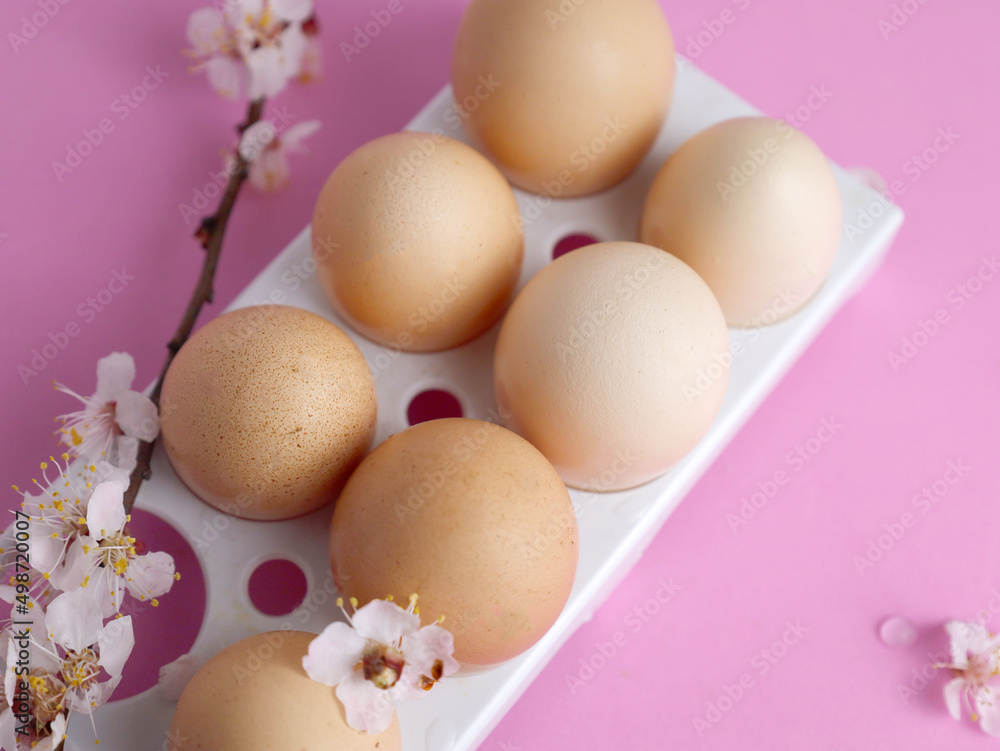 easter eggs in a basket easter eggs in a basket